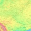 Topografische Karte Dnepr, Höhe, Relief