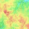 Topografische Karte Chevy Chase, Höhe, Relief