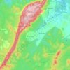 Topografische Karte Bolani, Höhe, Relief