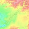 Topografische Karte Helmand, Höhe, Relief