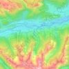Topografische Karte Aich, Höhe, Relief