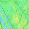 Topografische Karte KG Jedlesee, Höhe, Relief
