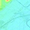 Topografische Karte Staythorpe CP, Höhe, Relief