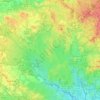 Topografische Karte Wharton State Forest, Höhe, Relief