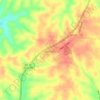 Topografische Karte Sharpsburg, Höhe, Relief