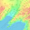 Topografische Karte Liaoning, Höhe, Relief