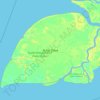 Topografische Karte Pulau Dolak, Höhe, Relief