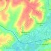 Topografische Karte Mézières-sur-Oise, Höhe, Relief