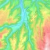 Topografische Karte Massiac, Höhe, Relief