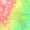 Topografische Karte Los Alamos County, Höhe, Relief