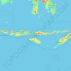 Topografische Karte Nusa Tenggara, Höhe, Relief
