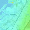 Topografische Karte Apollo Beach, Höhe, Relief