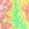 Topografische Karte Chinchipe, Höhe, Relief