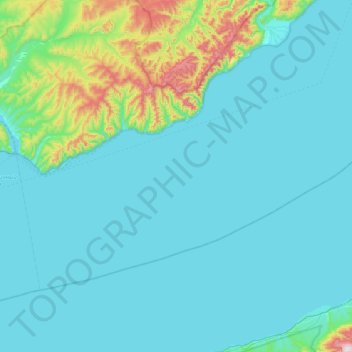 Topografische Karte Листвянское городское поселение, Höhe, Relief