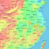 Topografische Karte 长江, Höhe, Relief