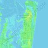 Topografische Karte Fernandina Beach, Höhe, Relief