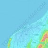 Topografische Karte 新潟市, Höhe, Relief
