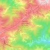 Topografische Karte Réserve naturelle de Prats-de-Mollo-la-Preste, Höhe, Relief