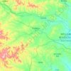 Topografische Karte 巴日嘎斯台乡, Höhe, Relief