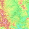 Topografische Karte Municipality of Grevena, Höhe, Relief