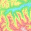 Topografische Karte Neukirchen am Großvenediger, Höhe, Relief