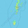 Topografische Karte South Andaman, Höhe, Relief