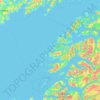 Topografische Karte Steigen, Höhe, Relief
