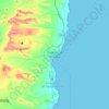 Topografische Karte Puerto del Rosario, Höhe, Relief