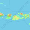 Topografische Karte West-Nusa Tenggara, Höhe, Relief