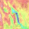 Topografische Karte Death Valley National Park, Höhe, Relief