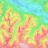 Topografische Karte Nenzing, Höhe, Relief