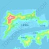 Topografische Karte 小长涂山, Höhe, Relief
