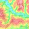Topografische Karte Большеякинское сельское поселение, Höhe, Relief