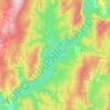 Topografische Karte Широковское Водохранилище, Höhe, Relief