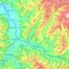 Topografische Karte Langnau im Emmental, Höhe, Relief