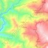 Topografische Karte Bolognesi, Höhe, Relief