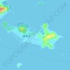 Topografische Karte 湖泥山岛, Höhe, Relief