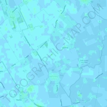 Topografische Karte Leermens, Höhe, Relief