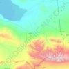 Topografische Karte Зайсанский район - Зайсан ауданы, Höhe, Relief