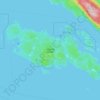 Topografische Karte Lasqueti Island, Höhe, Relief