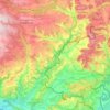Topografische Karte Wutach, Höhe, Relief