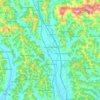 Topografische Karte Općina Sveti Križ Začretje, Höhe, Relief