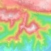 Topografische Karte Oprtalj, Höhe, Relief