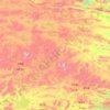 Topografische Karte 安多县 ཨ་མདོ་རྫོང།, Höhe, Relief