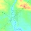 Topografische Karte Dundee, Höhe, Relief