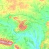 Topografische Karte Schumen, Höhe, Relief