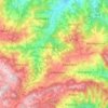 Topografische Karte Savigno, Höhe, Relief