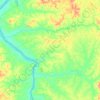 Topografische Karte Arapoema, Höhe, Relief