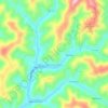Topografische Karte Fleming-Neon, Höhe, Relief