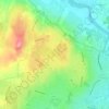 Topografische Karte Rahoon, Höhe, Relief